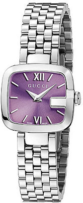Gucci YA125518 G Collection stainless steel watch