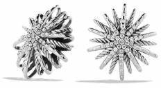 David Yurman Starburst Medium Earrings with Diamonds