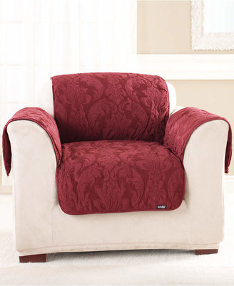 Sure Fit Matelasse Damask Pet Chair Slipcover