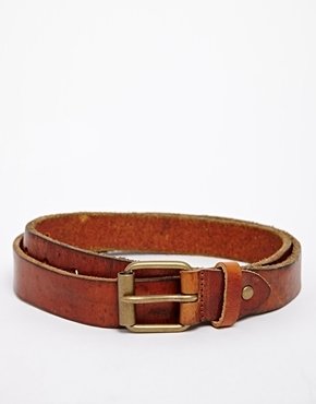 Selected Andre Leather Belt - Brown