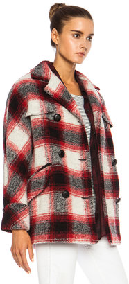 Etoile Isabel Marant Gael Check Wool-Blend Jacket