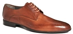 HUGO BOSS Black Neviss Toe Punch Shoes - brown