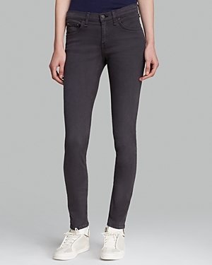 Rag and Bone 3856 Rag & Bone/jean rag & bone/Jean Jeans - The Skinny in Distressed Charcoal