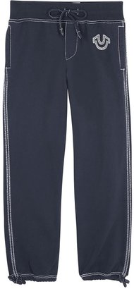 True Religion Navy jersey jogging trousers