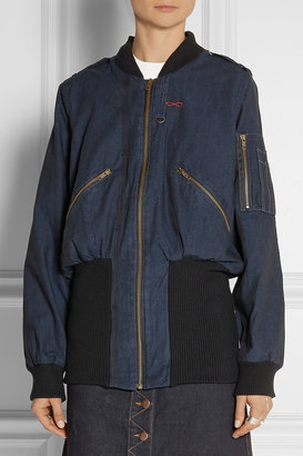 Preen Line Jace cotton-chambray bomber jacket