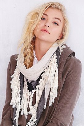 Urban Outfitters Tassel-Border Triangle Scarf