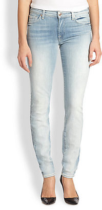 7 For All Mankind The Skinny Distressed Jeans