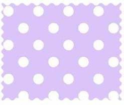 Camilla And Marc SheetWorld Pastel Lavender Polka Dots Woven Fabric - By The Yard - 101.6 cm (44 inches)