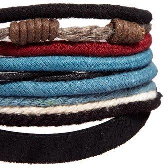 ASOS Bracelet Pack With Leather And Rope
