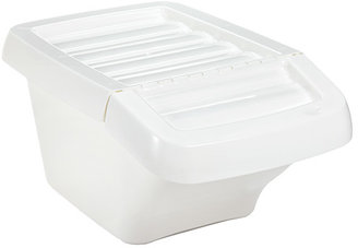 Container Store 8 gal. Recycle Bin White