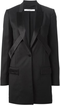 Givenchy strap detail tuxedo blazer