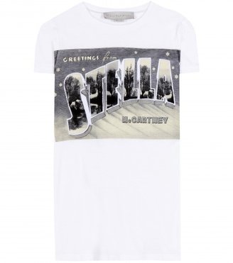 Stella McCartney Cotton And Silk-blend T-shirt