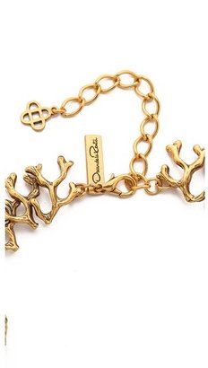Oscar de la Renta Coral Branch Necklace