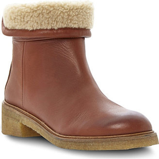 Bertie Purley leather ankle boots