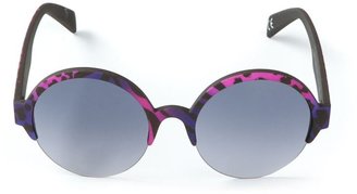 Italia Independent leopard print sunglasses
