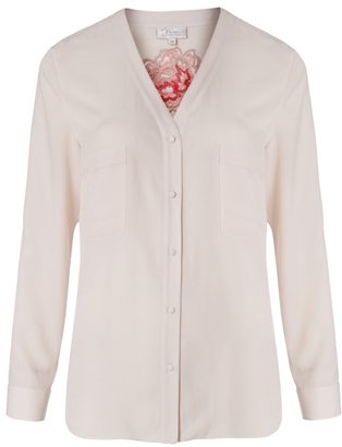 Oliver Bonas Embroidered Relaxed Shirt by Poem