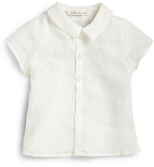 Marie Chantal Infant's Linen Button-Front Shirt