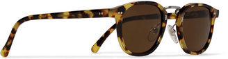 Illesteva Tribeca Tortoiseshell D-Frame Sunglasses