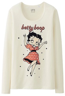 Betty Boop WOMEN Long Sleeve T-Shirt