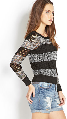 Forever 21 Be Cool Striped Sweater