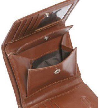 Leatherbay Tri Fold Leather Wallet