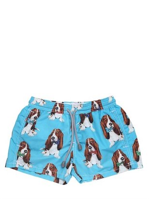 MC2 Saint Barth Dog Printed Swimming Shorts