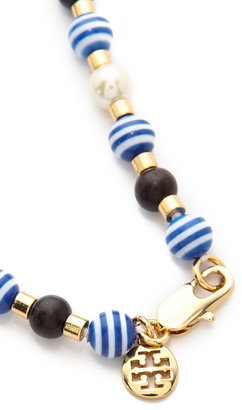 Tory Burch Saher Mini Bead Rosary Necklace