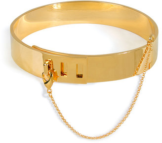 Eddie Borgo Gold-Plated Safety Chain Collar Necklace