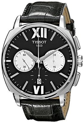 Tissot Men's T0595271605800 T Lord Analog Display Swiss Automatic Black Watch