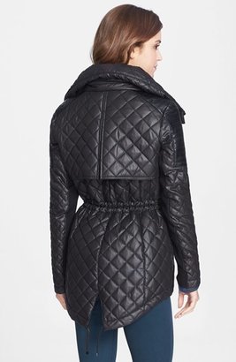 BCBGeneration Quilted Anorak with Stowaway Hood