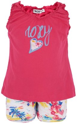 Roxy Pink Tee and Shorts Set