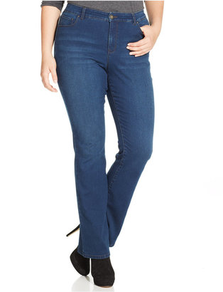 Style&Co. Plus Size Tummy Control Jeans, Inkwell Wash