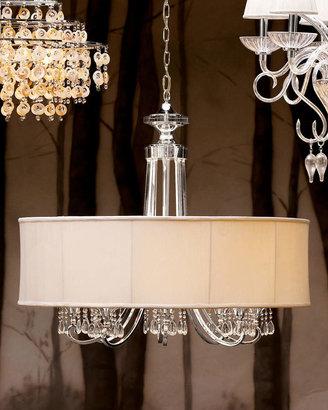 John-Richard Collection Silver-Plated 8-Arm Chandelier