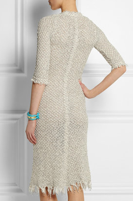 Etoile Isabel Marant Jagger crochet-knit cotton-blend dress