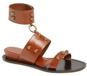 Delman 'Marla' Studded Gladiator Sandal