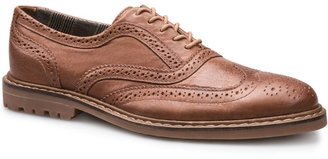 J Shoes Major Men's Tan Leather Brogues I6101