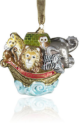 Jay Strongwater Noah's Ark Baby's 1st Christmas Ornament