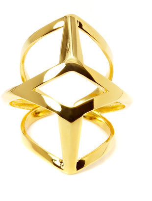 Eddie Borgo Geometric Gold-Plated Edie Ring