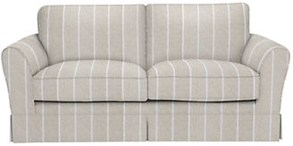 John Lewis 7733 John Lewis Nelson Medium Sofa, Lindarva Stripe Natural