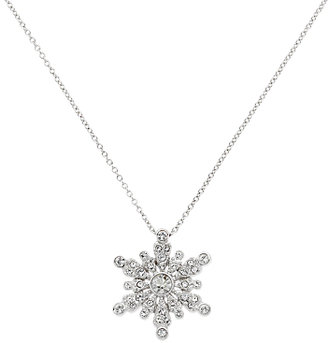Cachet London Snowflake Swarovski Crystal Pendant Necklace