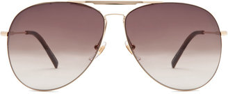 Alexander McQueen 4173 Sunglasses in Gold
