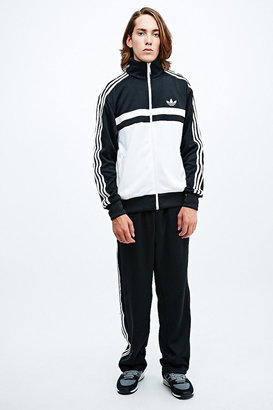 adidas Adi-Icon Track Top in Black and White