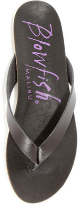 Blowfish Gisele Black Thong Sandals