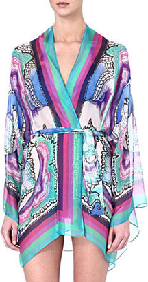 Gottex Dragonfly silk kimono