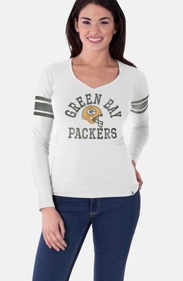47 Brand 'Packers' Long Sleeve Graphic Tee (Juniors)