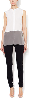Vince Cotton Mid-Rise Skinny Jean