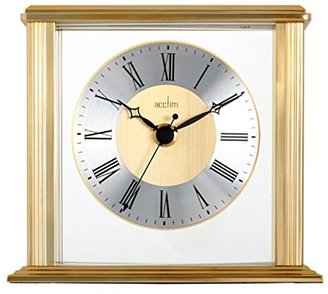 Acctim 36248 Hamilton Mantel Clock, Brass Effect