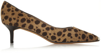 Givenchy Viola Pumps in Leopard-Print Calf Hair