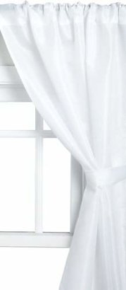 Carnation Home Fashions Polyester Fabric Bathroom Window Curtain