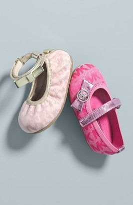 MICHAEL Michael Kors 'Grace Dana' Mary Jane Crib Shoe (Baby)